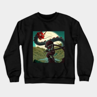 DRAGON VS NINJA Crewneck Sweatshirt